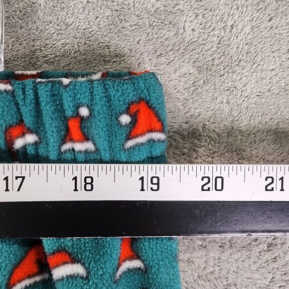 Mens Christmas Wondershop Green & Red Santa Hat Fleece Pajama Pants Size XXL - Picture 9 of 12
